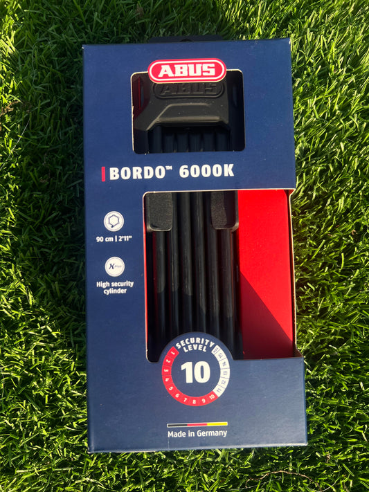 Abus Bordo 6000K/90 Folding Lock incl. Holder